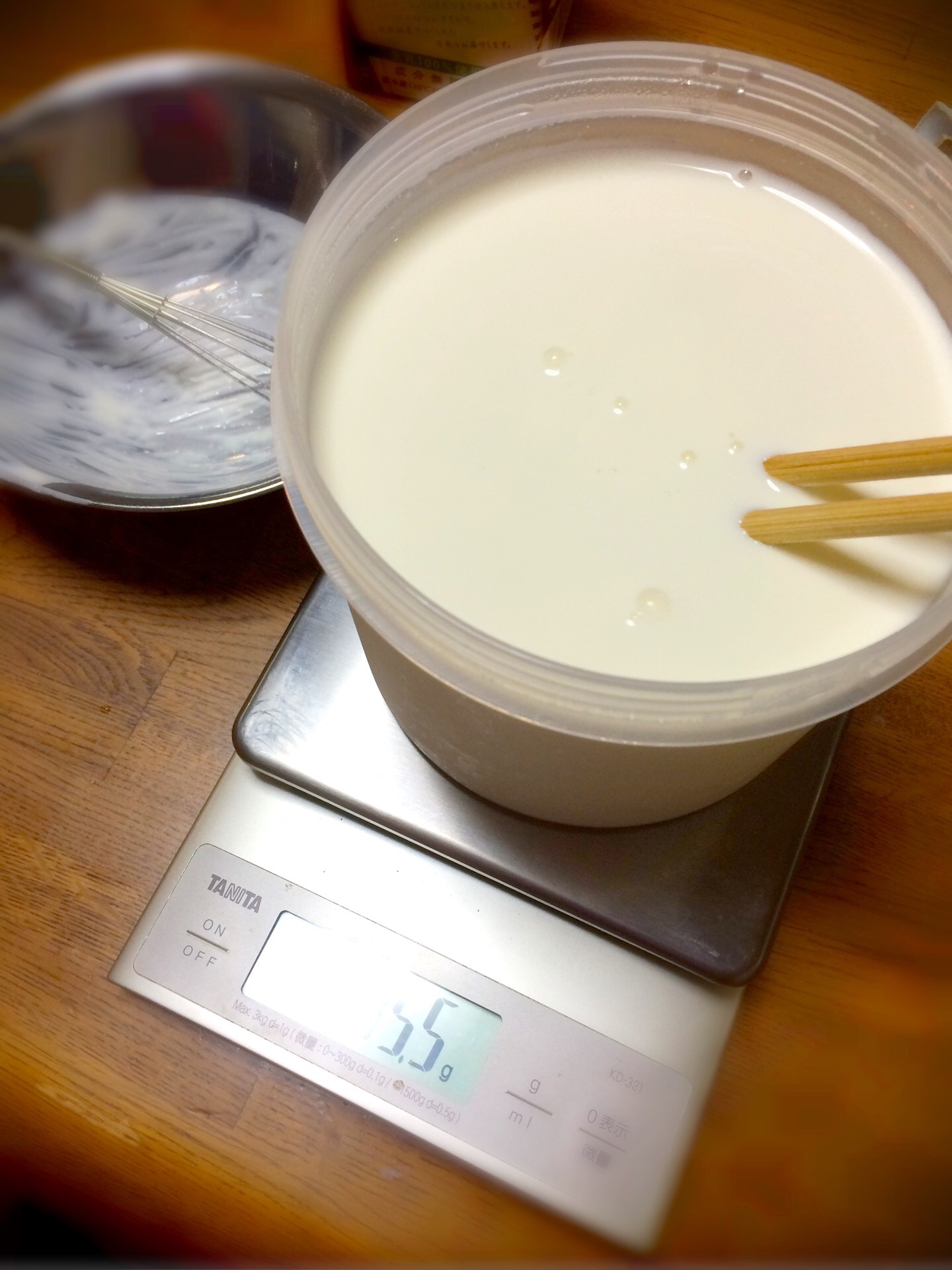クリームチーズを手作りしてみる　ヨーグルティアで